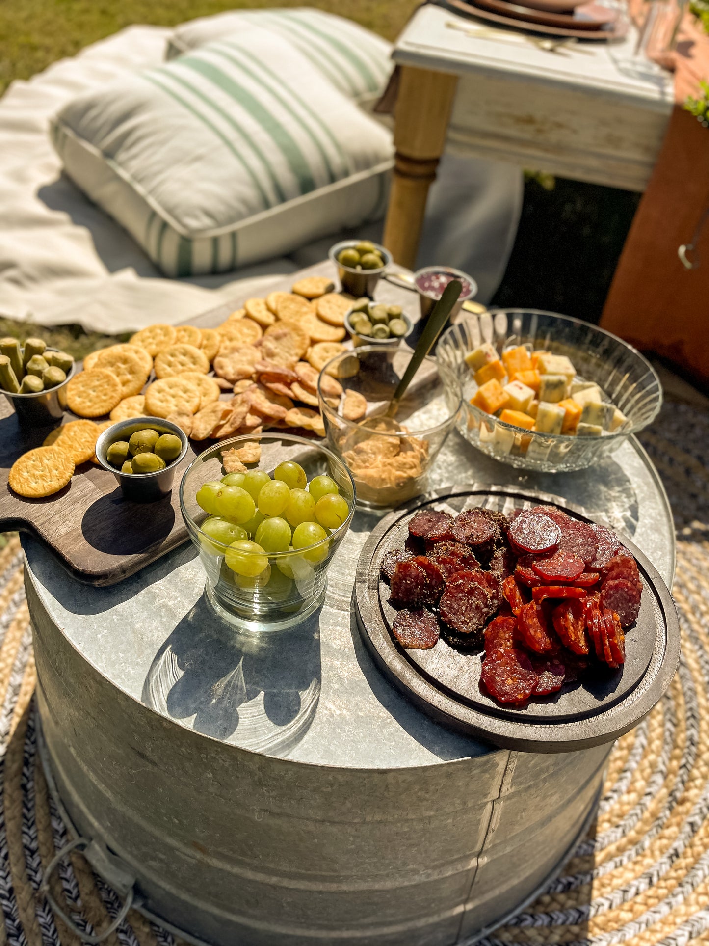 A Catered Bridal Party Grazing Board